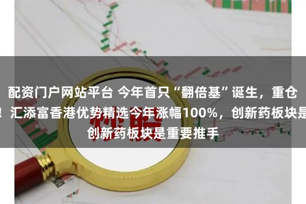 配资门户网站平台 今年首只“翻倍基”诞生，重仓这些股票！汇添富香港优势精选今年涨幅100%，创新药板块是重要推手